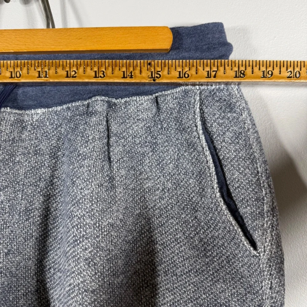 Jack Spade Raw Hem French Terry Knit Sweat Shorts Blue XL